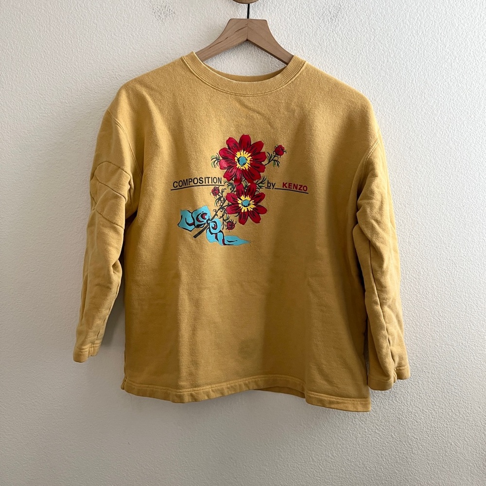 COMPOSITION By KENZO Floral Sweatshirt **FLAW**